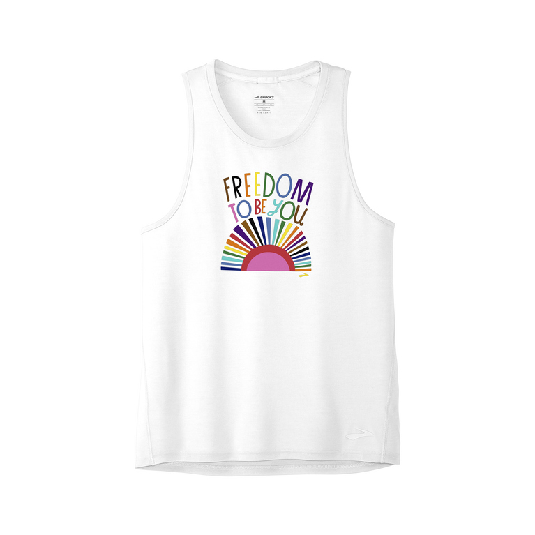 Brooks מרחק גרפי טנק חופש להיות אתה