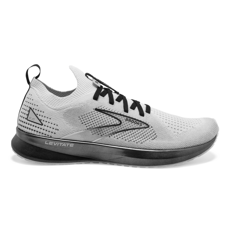 Brooks Levitate Stealthfit 5 לבן-אפור-שחור