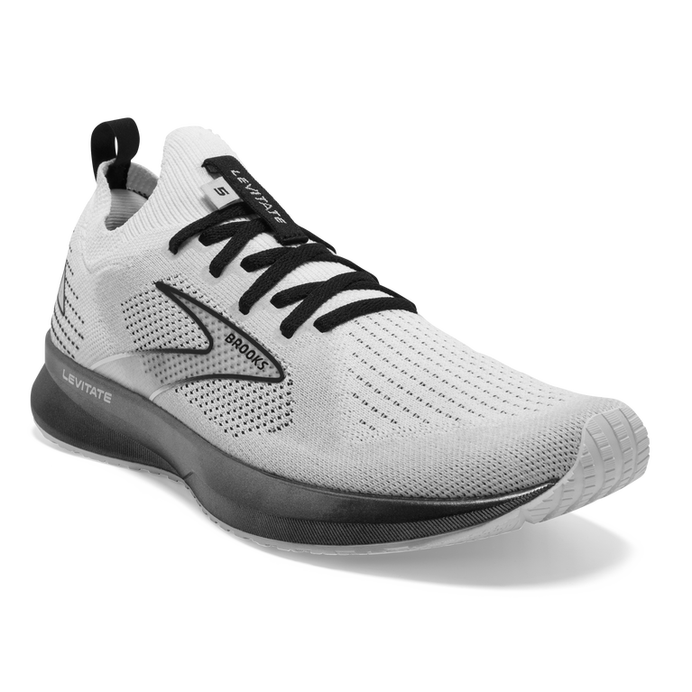 Brooks Levitate Stealthfit 5 לבן-אפור-שחור