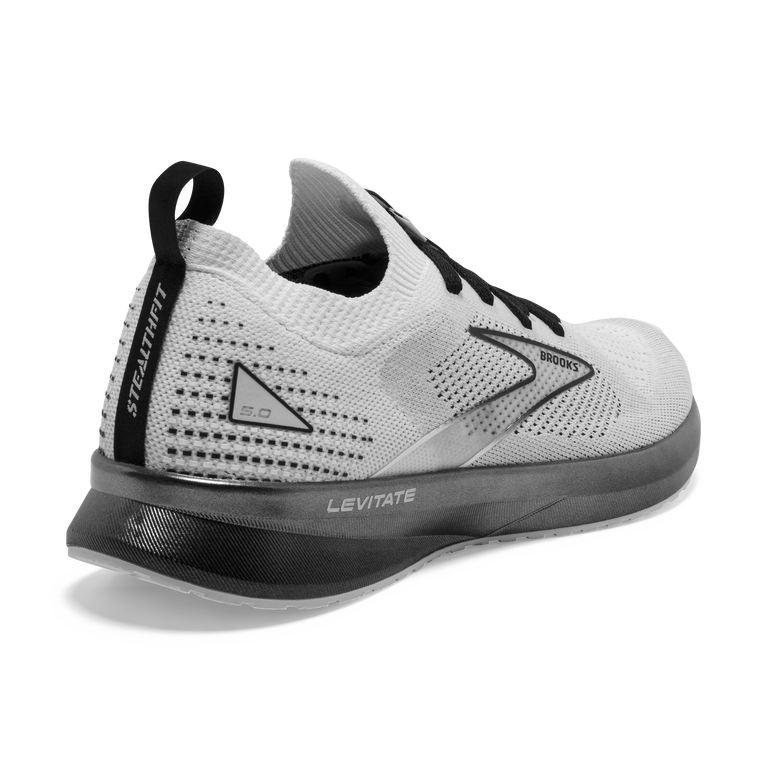 Brooks Levitate Stealthfit 5 לבן-אפור-שחור