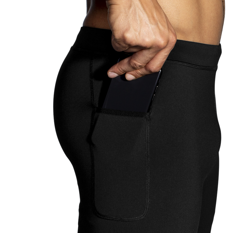 Brooks מקור 9 אינץ' קצר צמוד שחור