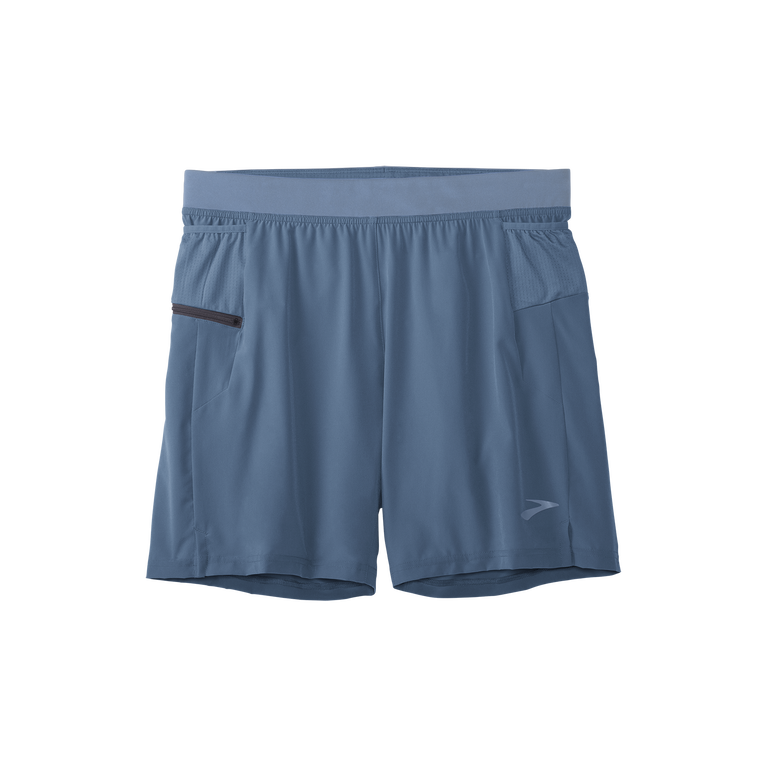 Brooks Sherpa 7 אינץ' 2 ב-1 בין ערביים קצרים-שחר