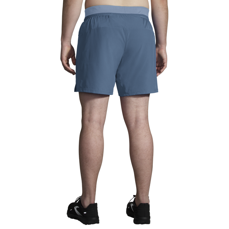 Brooks Sherpa 7 אינץ' 2 ב-1 בין ערביים קצרים-שחר