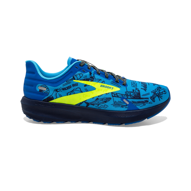 Brooks משיקה 9 כחול-חיי לילה-peacoat