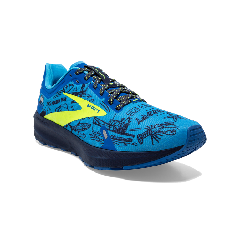 Brooks משיקה 9 כחול-חיי לילה-peacoat