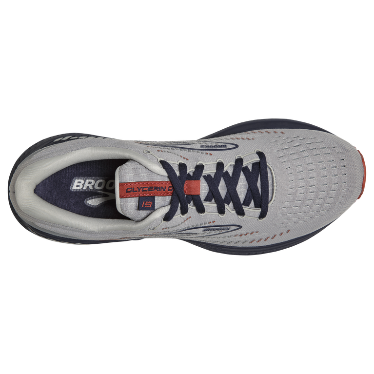 Brooks Glycerin Gts 19 אפור-peacoat