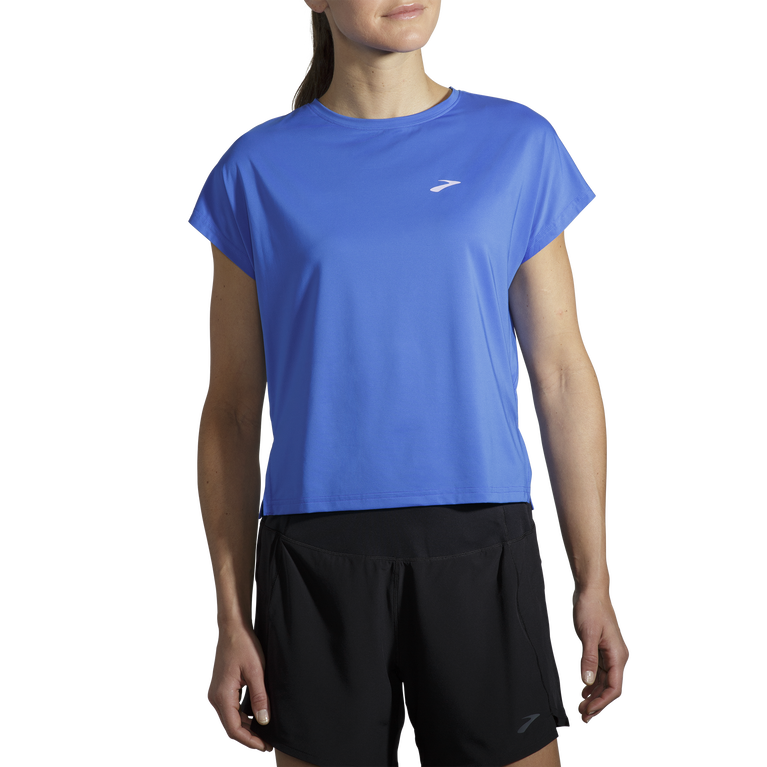 ברוקס ספרינט חינם שרוול קצר Bluetiful