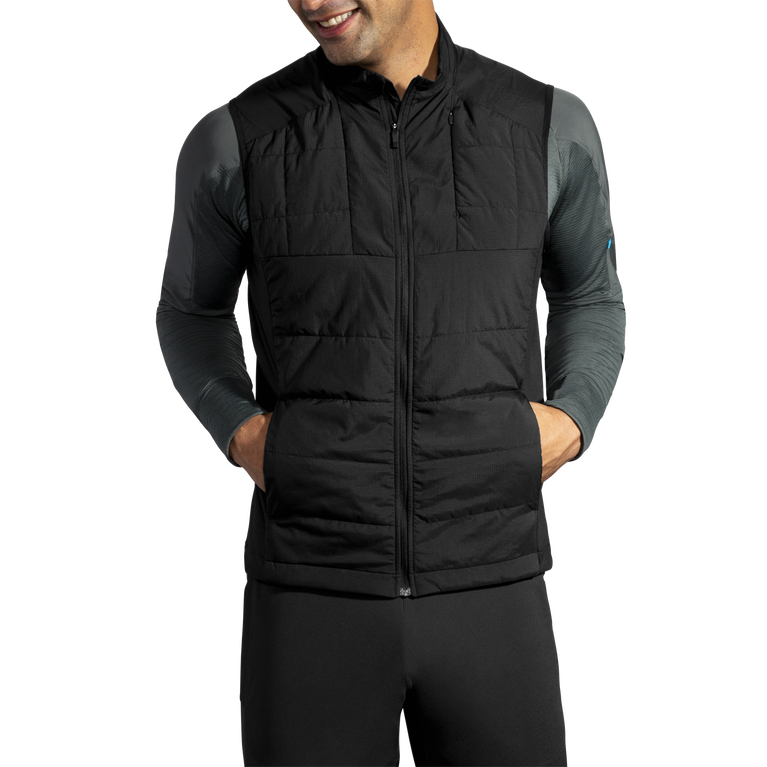 Brooks Shield אפוד היברידי שחור