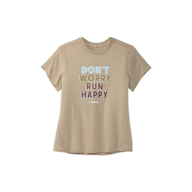 Brooks Distance גרפיקה שרוול קצר אברש שיבולת שועל-אל תדאג