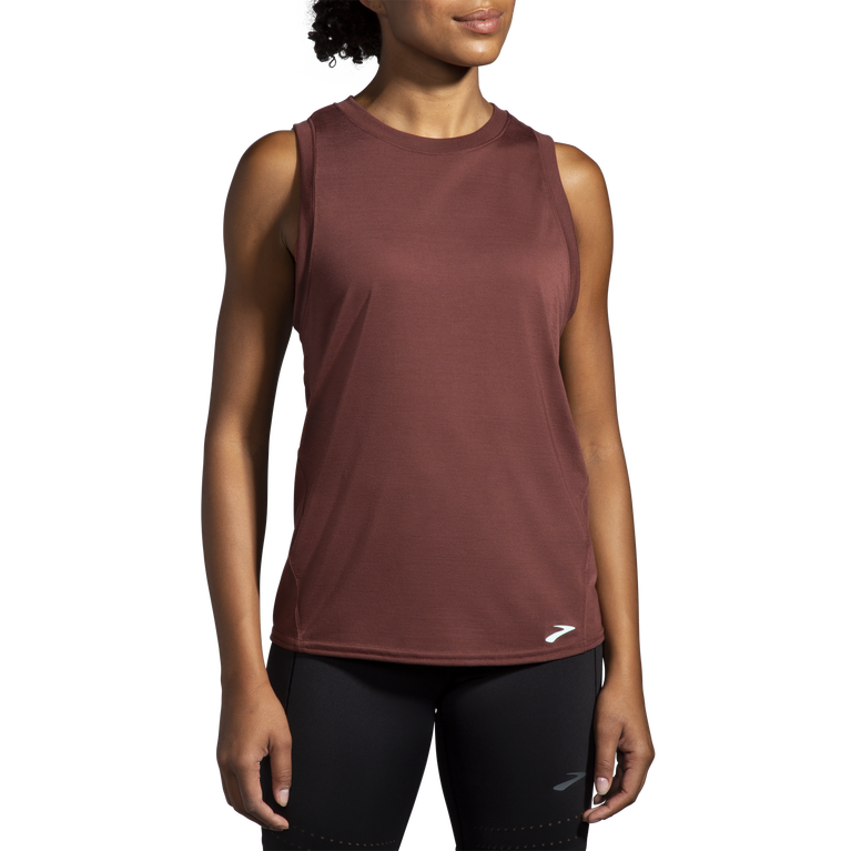 Brooks Distance Tank Run Raisin