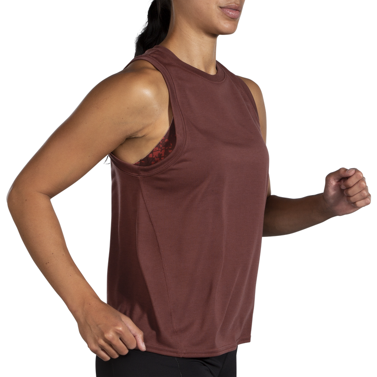 Brooks Distance Tank Run Raisin
