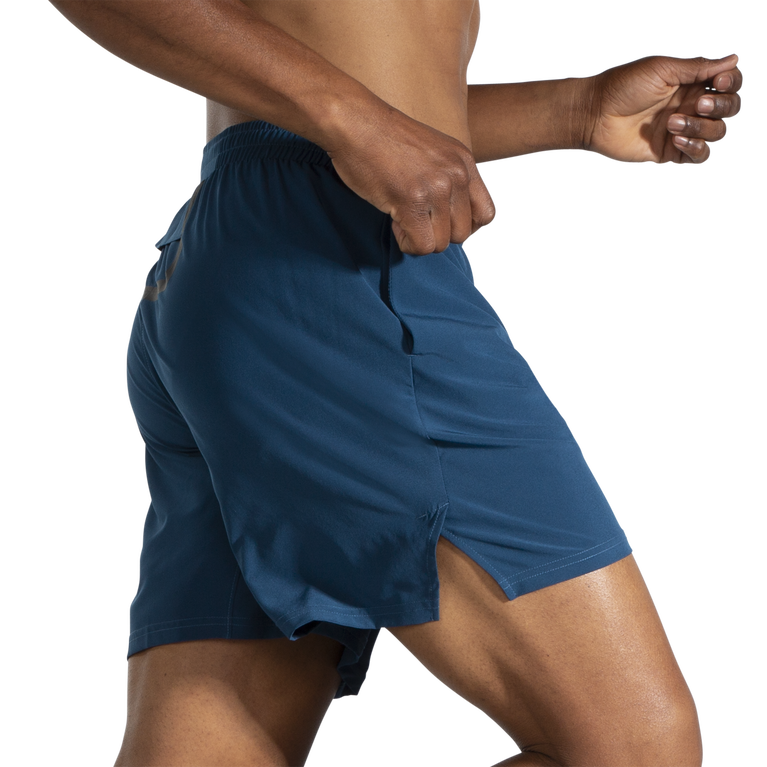 פלגים רצים בתוך 7 אינץ' ספינות אינדיגו קצרות