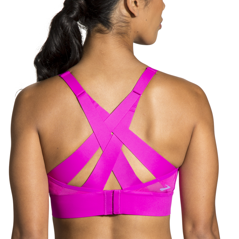 Brooks Drive Interlace Run חזייה מגנטה-הליוטרופי