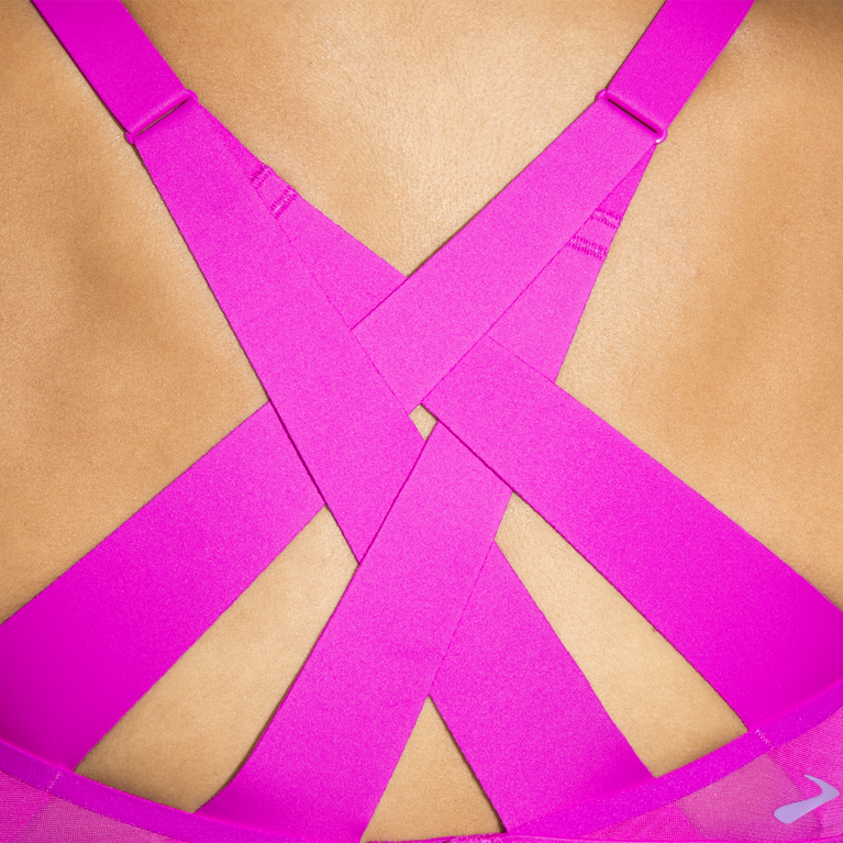 Brooks Drive Interlace Run חזייה מגנטה-הליוטרופי