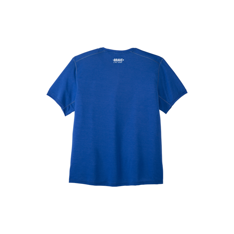 Brooks Blg22 מרחק גרפי שרוול קצר Hether Bluetiful