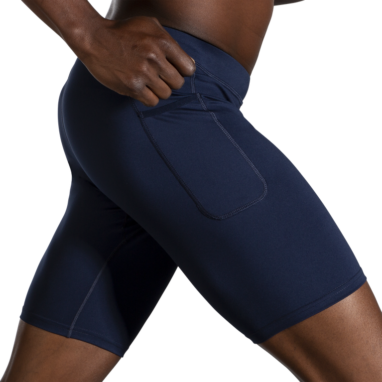 Brooks מקור 9 אינץ' קצר צמוד נייבי