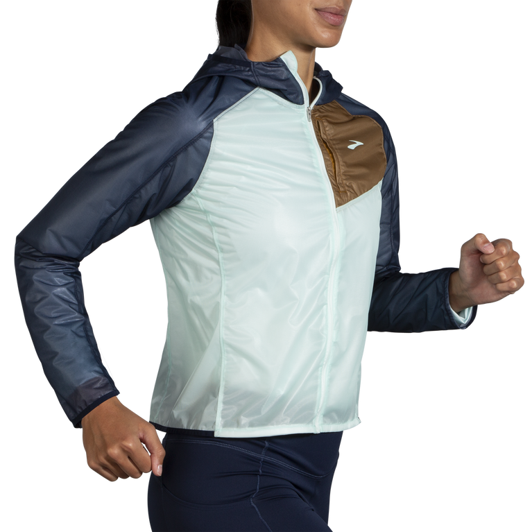 Brooks All Altitude Jacket Ice Blue Multi
