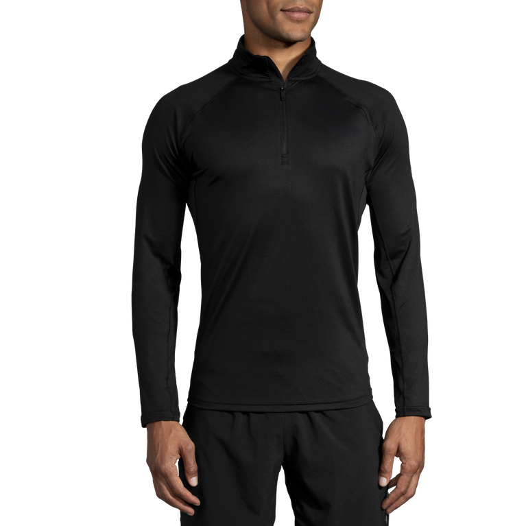 Brooks מקף 1/2 רוכסן שחור