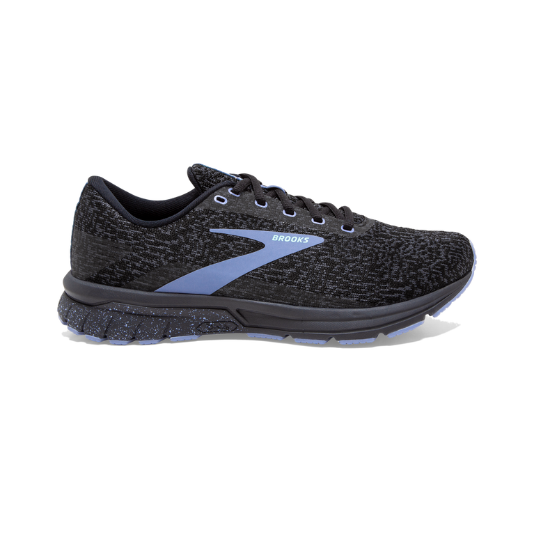 Brooks Signal 3 הובנה-שחור-סגול רושם