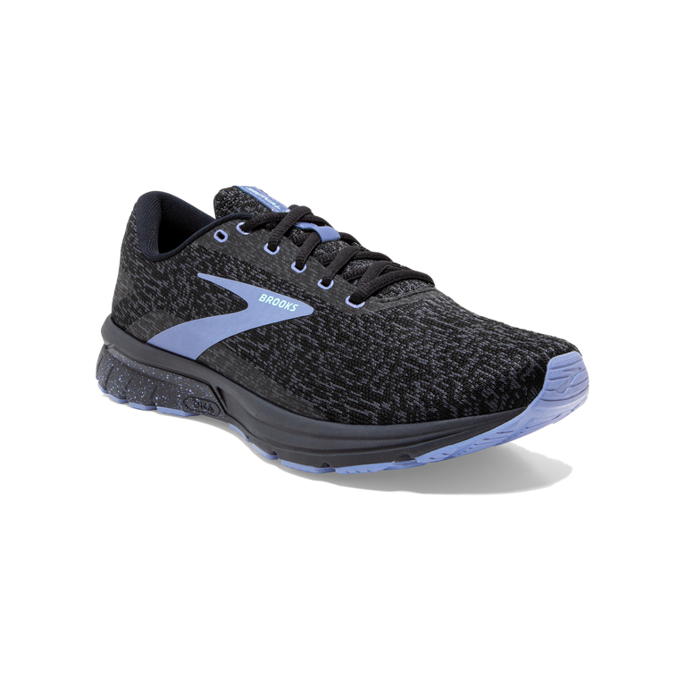 Brooks Signal 3 הובנה-שחור-סגול רושם