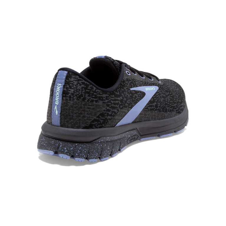 Brooks Signal 3 הובנה-שחור-סגול רושם