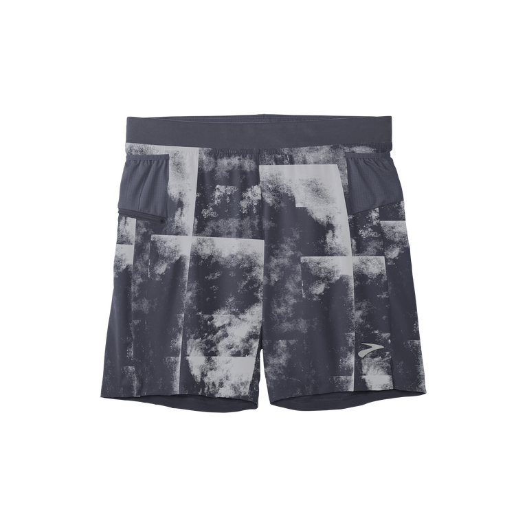 Brooks Sherpa 7 אינץ' 2 ב-1 הדפס צבע ענן בטון קצר