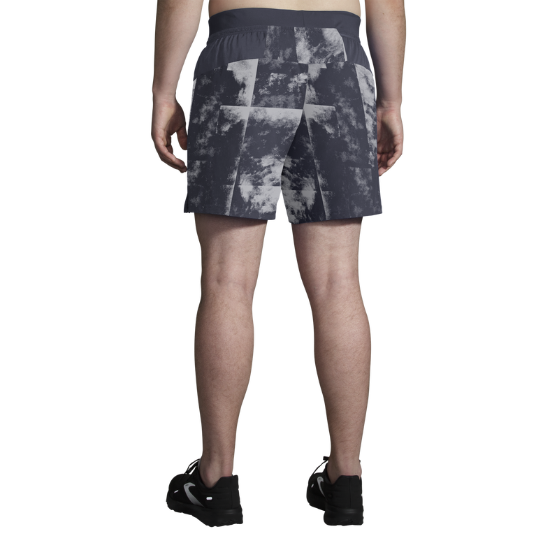 Brooks Sherpa 7 אינץ' 2 ב-1 הדפס צבע ענן בטון קצר