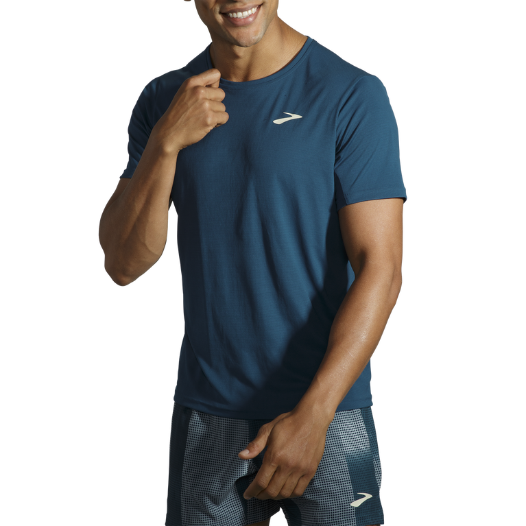 ברוקס אווירה שרוול קצר אינדיגו Rush