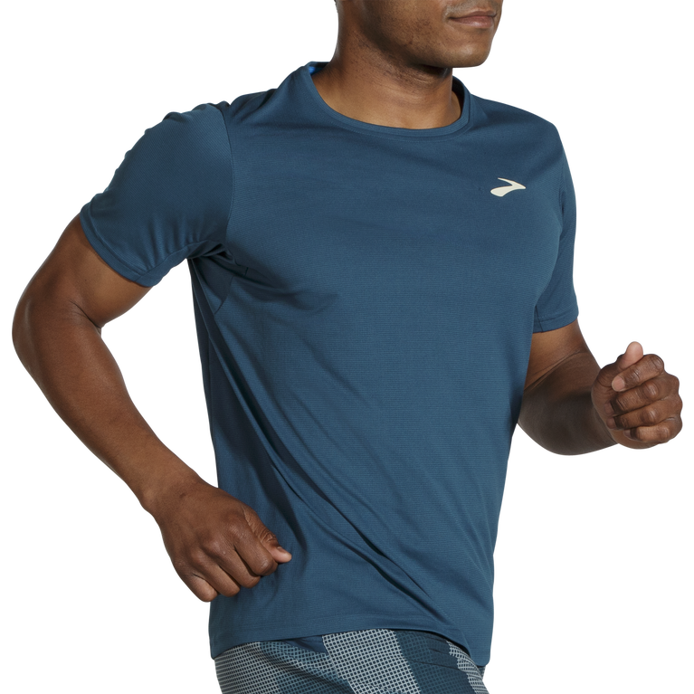 ברוקס אווירה שרוול קצר אינדיגו Rush