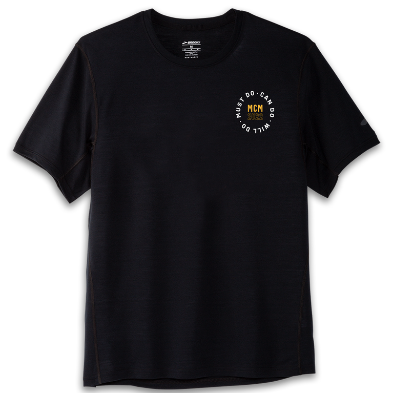 Brooks Mcm22 It Distance Graphic Ss Black