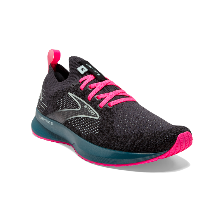 Brooks Levitate Stealthfit 5 שחור-ורוד