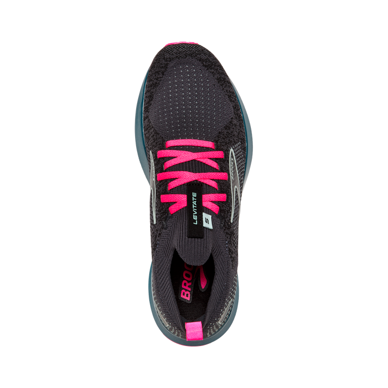Brooks Levitate Stealthfit 5 שחור-ורוד