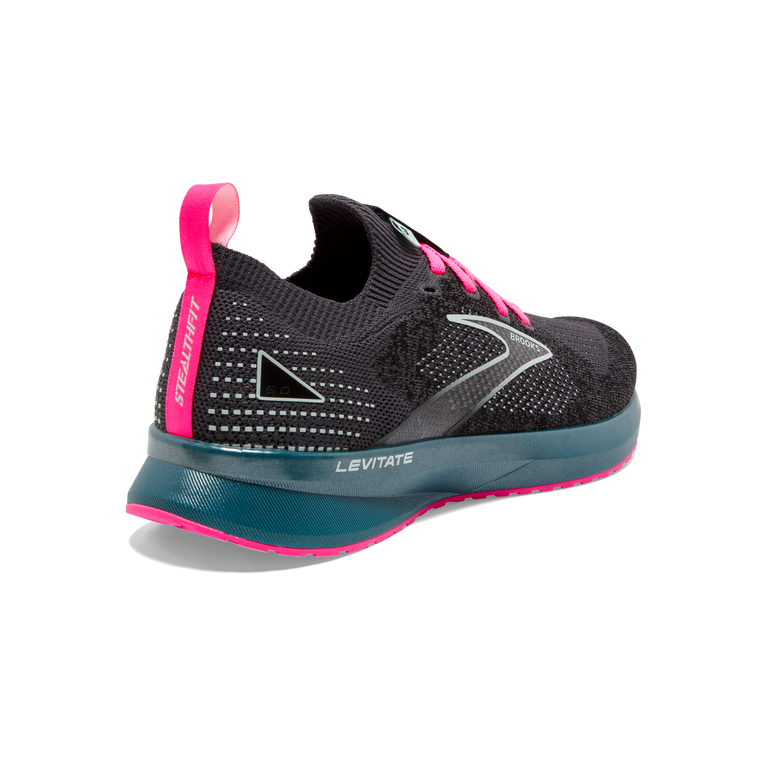 Brooks Levitate Stealthfit 5 שחור-ורוד