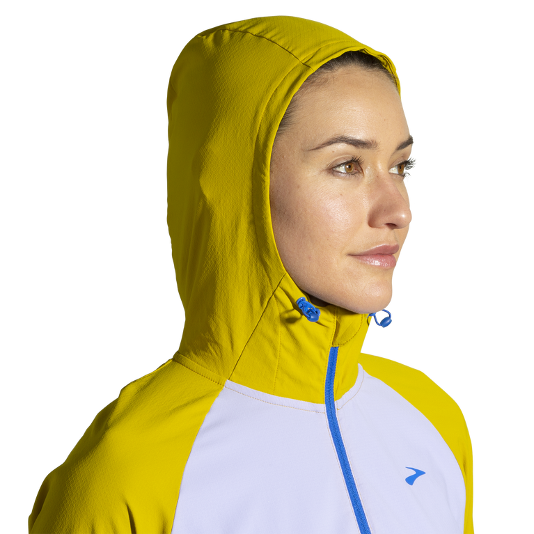 ז'קט חופה של נחלים זהוב שעה-סגול מקף