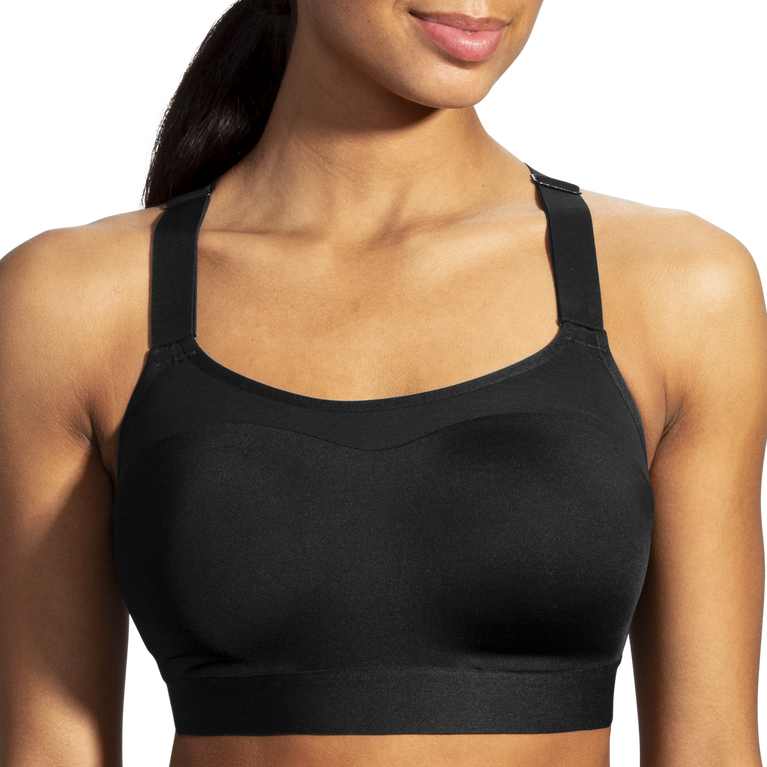 Brooks Darre Racerback Run חזייה שחורה