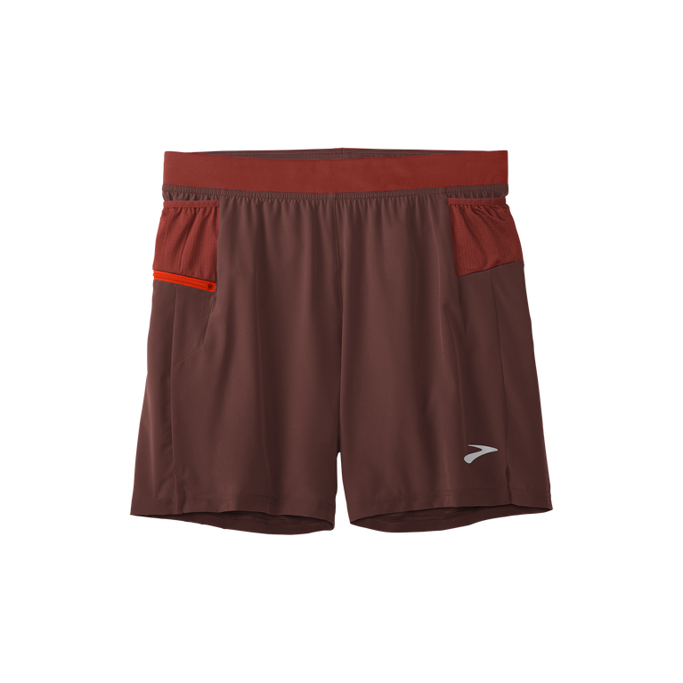 Brooks Sherpa 7 אינץ' 2 ב-1 לטווח קצר צימוק-נחושת