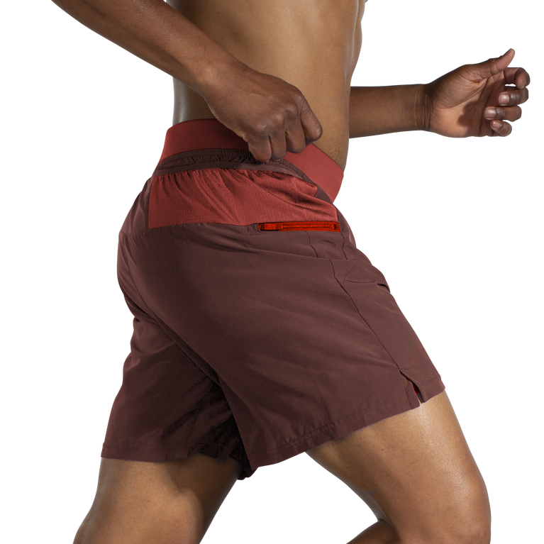 Brooks Sherpa 7 אינץ' 2 ב-1 לטווח קצר צימוק-נחושת