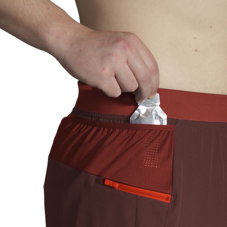 Brooks Sherpa 7 אינץ' 2 ב-1 לטווח קצר צימוק-נחושת