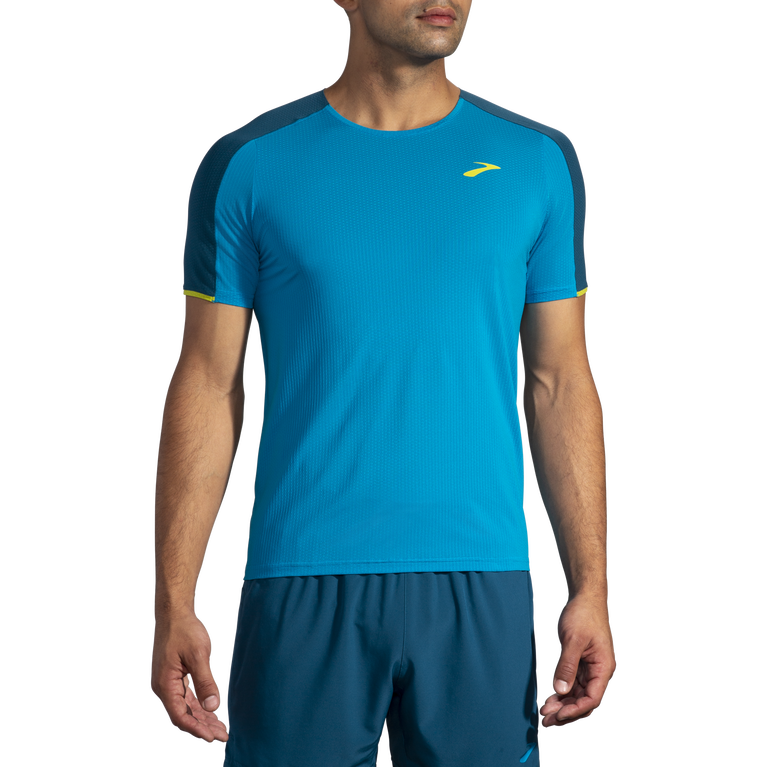 ברוקס אווירה שרוול קצר חשמלי כחול-אלפיני