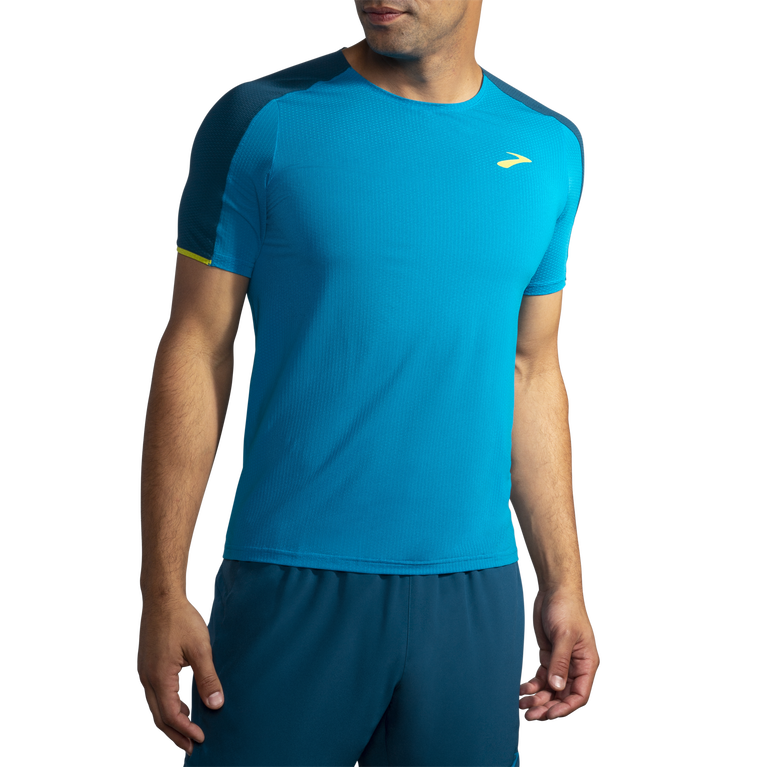 ברוקס אווירה שרוול קצר חשמלי כחול-אלפיני