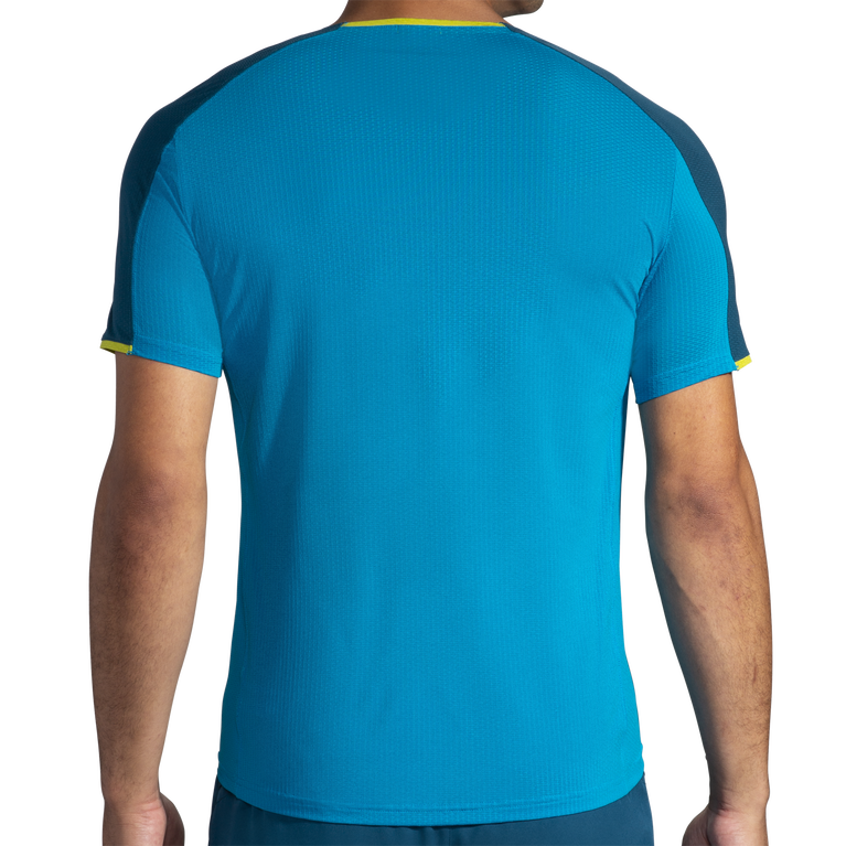 ברוקס אווירה שרוול קצר חשמלי כחול-אלפיני