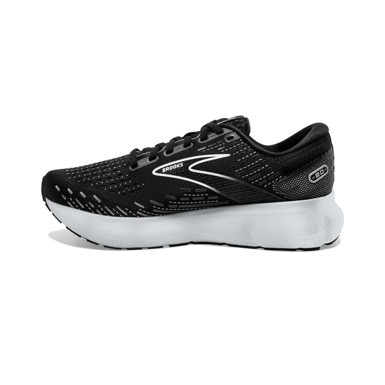 Brooks גליצרין 20 שחור-לבן-סגסוגת