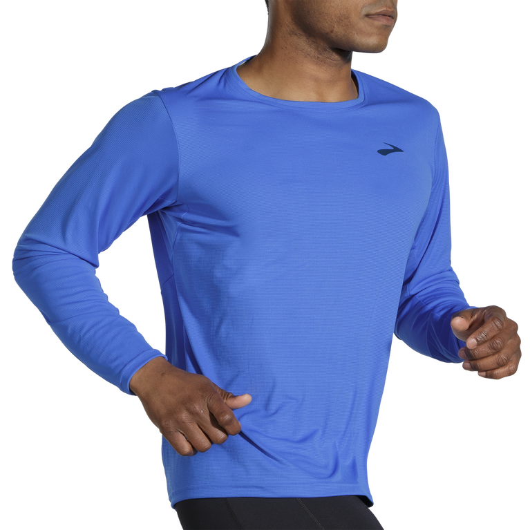 ברוקס אווירה שרוול ארוך כחול