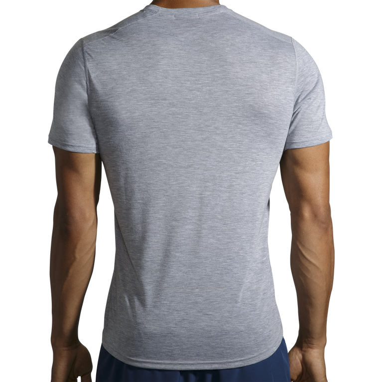 Brooks מרחק גרפי שרוול קצר אברש אפר רץ אור