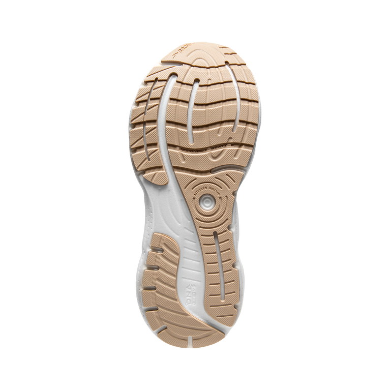 Brooks גליצרין Stealthfit Gts 20 לבן-קרם