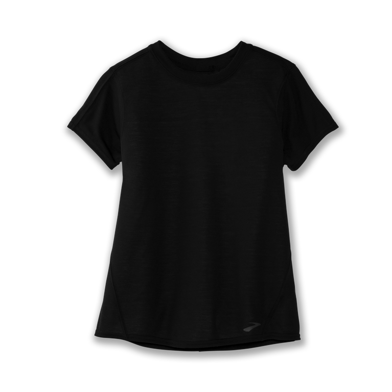 ברוקס מרחק נשים שרוולים קצרים שחורים