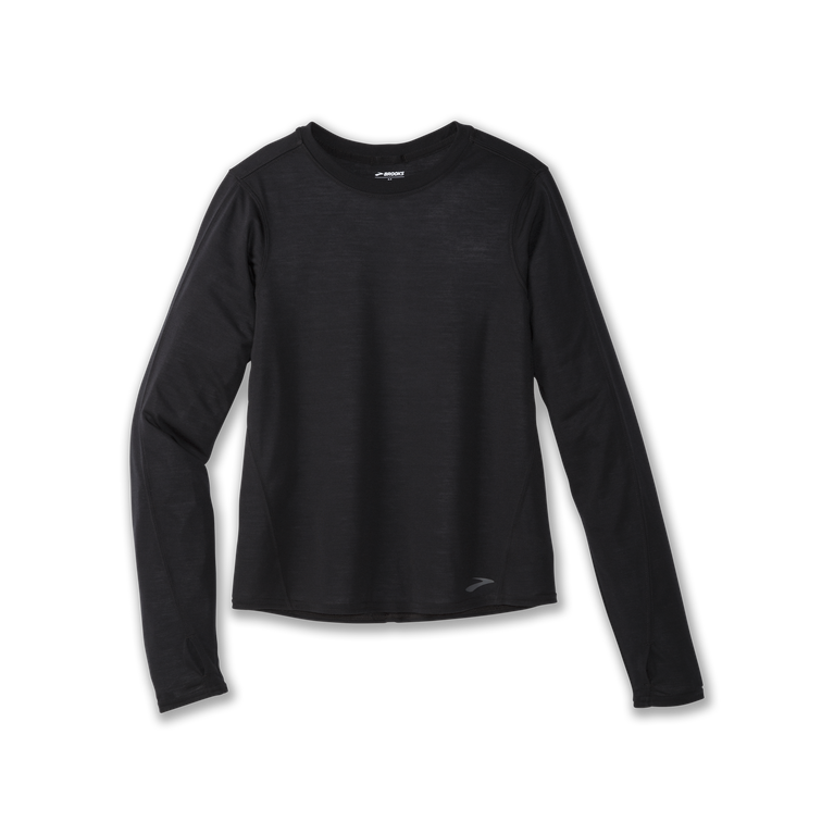 ברוקס מרחק נשים שרוול ארוך שחור