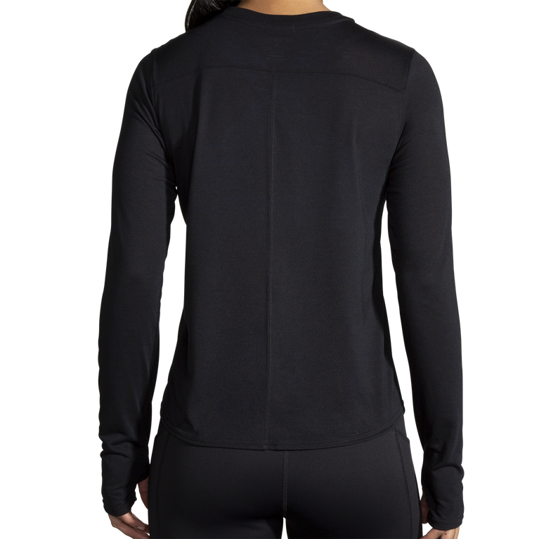 ברוקס מרחק נשים שרוול ארוך שחור