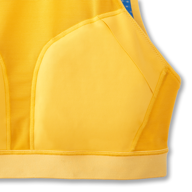 Brooks Drive Mesh Run חזיית בורג זעפרן-כחול