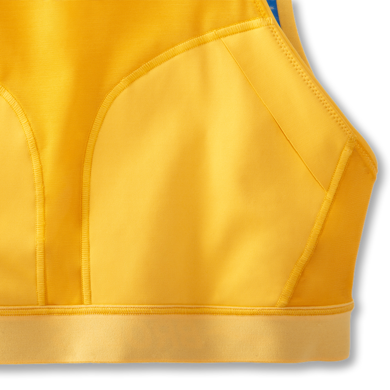 Brooks Drive Mesh Run חזיית בורג זעפרן-כחול